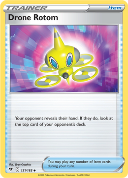 Motisma Drone 151/203 Pokémon Voltage Éclatant