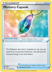 Capsule Mémoire 155/203 Pokémon Voltage Éclatant