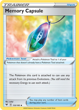 Capsule Mémoire 155/203 Pokémon Voltage Éclatant