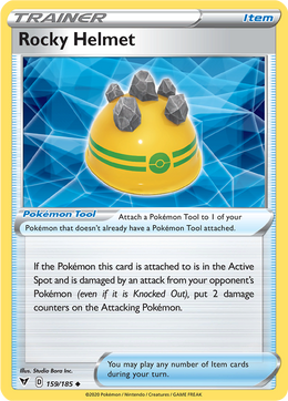 Casque Brut 159/203 Pokémon Voltage Éclatant