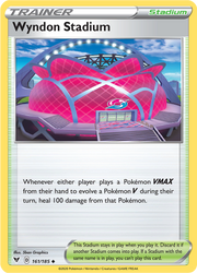 Stade de Winscor 161/203 Pokémon Voltage Éclatant
