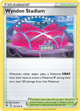 Stade de Winscor 161/203 Pokémon Voltage Éclatant
