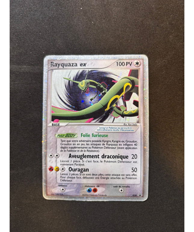 Carte Pokémon Rayquaza ex 039 Promo 2006 Black Star Français