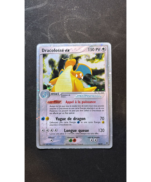 Carte Pokémon Dracolosse EX  90/97 / Bloc EX Dragon
