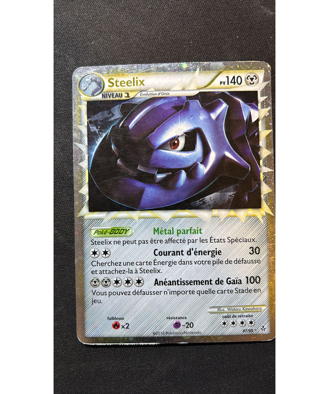Carte Pokémon Steelix 87/95 PRIME HS Déchaînement HGSS FR 2