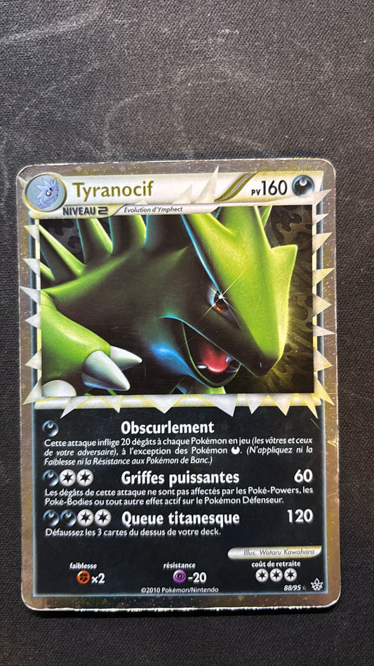Carte Pokémon Tyranocif 88/95 PRIME HS Déchaînement HGSS FR