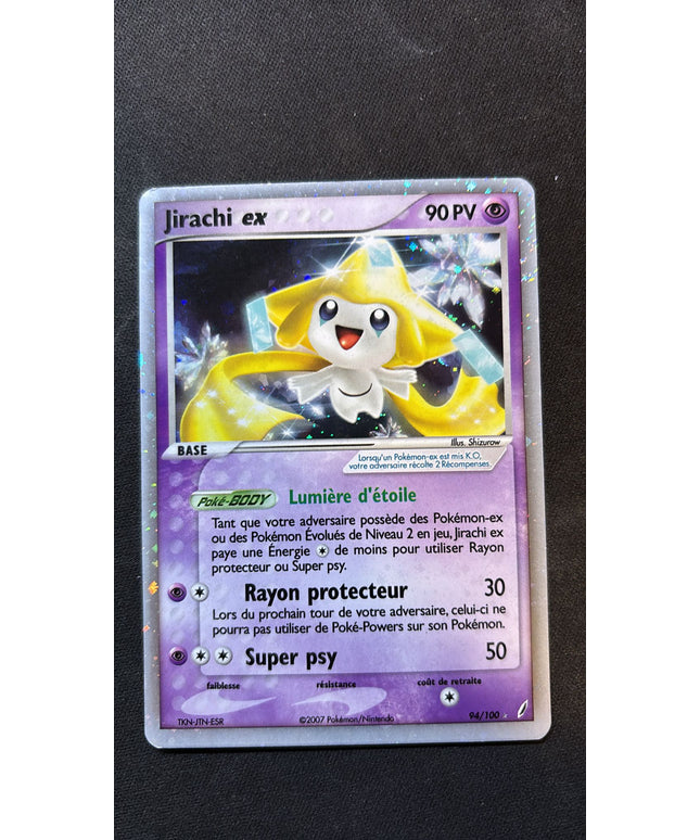 Carte Pokemon JIRACHI 94/100 EX Ultra Rare Bloc EX Gardiens de Cristal FR