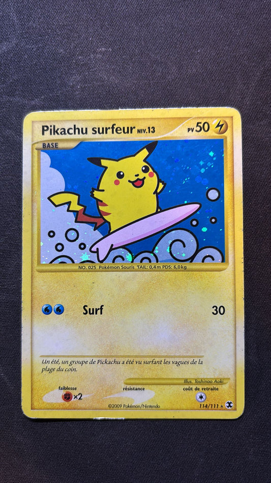 Carte Pokémon : Pikachu Surfeur Promo 28 Black Star Wizards Française