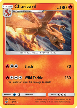 Dracaufeu 5/18 — Pokémon Détective Pikachu (DET)