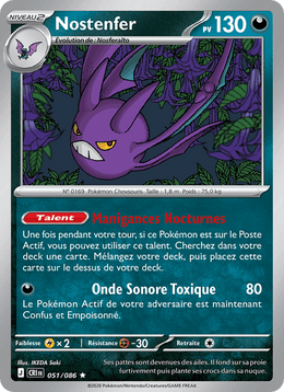 Nostenfer 051/122 Pokémon Chaos Ascendant (ME04)