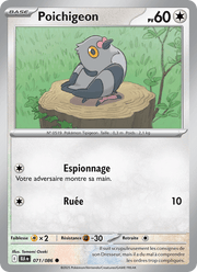 Poichigeon 071/172 Pokémon Foudre Noire (BLK)