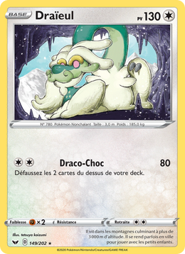 Draïeul 149/216 Pokémon Épée et Bouclier