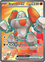 Regirock-ex 214/244 — Pokémon Rivalités Destinées (EV10)