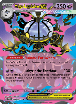 Méga-Lugulabre-ex 038/120 Pokémon Nuit Noire (ME05)