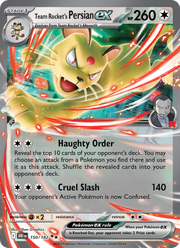 Persian-ex de la Team Rocket 150/244 — Pokémon Rivalités Destinées (EV10)