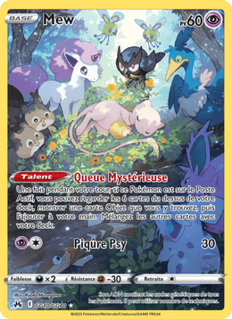 Mew GG10/160 Pokémon Zénith Suprême (CRZ)