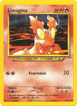 Limagma 82/113 Pokémon Neo Destiny (N4)
