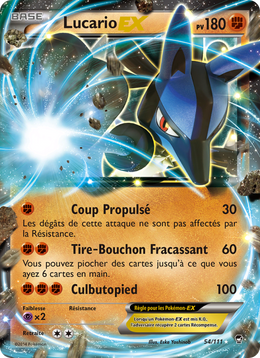 Lucario EX 54/114 — Pokémon Poings Furieux (FFI)