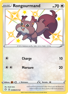 Rongourmand SV099/195 — Pokémon Destinées Radieuses (SHF)