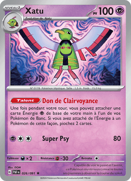 Xatu 026/245 Pokémon Destinées de Paldea (EV4.5)