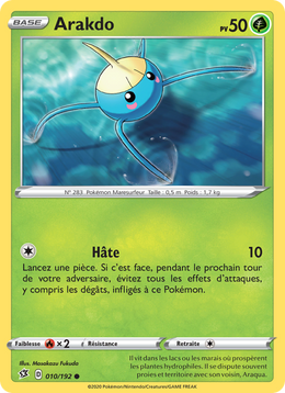 Arakdo 10/209 Pokémon Clash des Rebelles