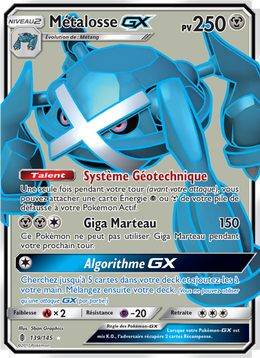 Métalosse GX 139/169 — Pokémon Gardiens Ascendants (GRI)