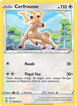 Cerfrousse 208/284 Pokémon Poing de Fusion (FST)
