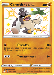 Canarticho de Galar SV063/195 — Pokémon Destinées Radieuses (SHF)