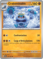 Crabominable 115/230 Pokémon Flammes Obsidiennes (EV03)
