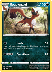 Roublenard 126/216 Pokémon Épée et Bouclier
