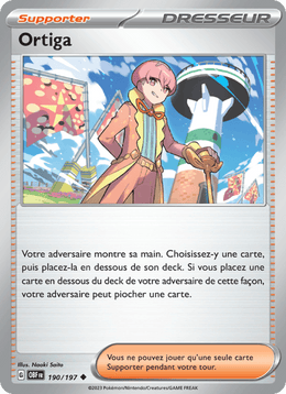 Ortiga 190/230 Pokémon Flammes Obsidiennes (EV03)