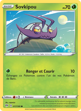 Sovkipou 17/201 Pokémon Ténèbres Embrasées