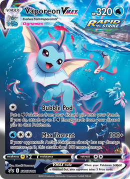 Aquali VMAX SWSH182/PROMO — Pokémon Promo Épée et Bouclier (SWSHP)