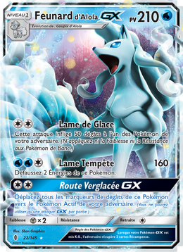 Feunard d’Alola GX 22/169 — Pokémon Gardiens Ascendants (GRI)