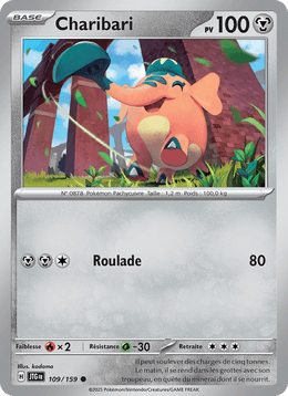 Charibari 109/190 Pokémon Aventures Ensemble (EV09)