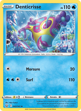 Denticrisse 43/183 Pokémon Styles de combat (BST)
