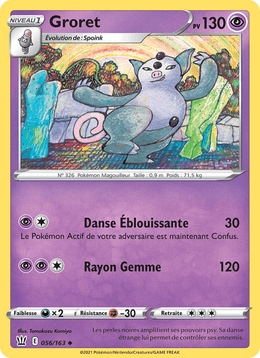 Groret 56/183 Pokémon Styles de combat (BST)