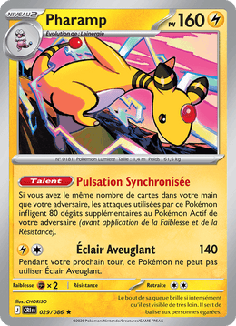 Pharamp 029/122 Pokémon Chaos Ascendant (ME04)