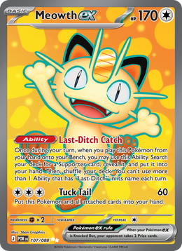 Miaouss-ex 107/88 — Pokémon Équilibre Parfait (ME03)