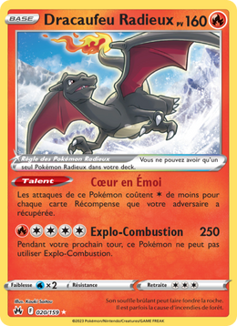 Dracaufeu Radieux 020/230 — Pokémon Zénith Suprême (CRZ)