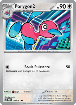 Porygon2 143/266 Pokémon Faille Paradoxe (EV04)