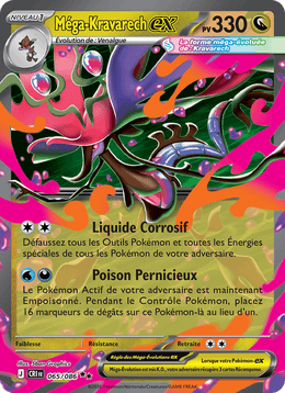 Méga-Kravarech-ex 065/122 Pokémon Chaos Ascendant (ME04)