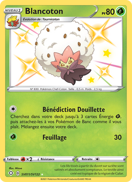 Blancoton SV011/195 — Pokémon Destinées Radieuses (SHF)