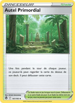 Autel Primordial 161/215 Pokémon Tempête Argentée (SIT)