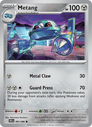 Métang 60/86 — Pokémon Chaos Ascendant (ME04)
