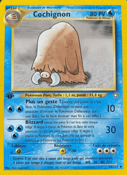 Cochignon 44/111 Pokémon Neo Genesis (N1)