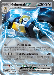 Melmetal-ex 153/230 — Pokémon Flammes Obsidiennes (EV03)
