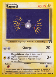 Magneti 60/83 Pokémon Team Rocket (RO)