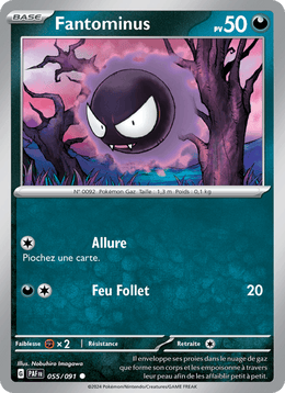 Fantominus 055/245 Pokémon Destinées de Paldea (EV4.5)