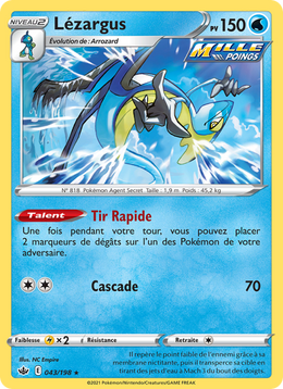 Lézargus 43/233 — Pokémon Règne de Glace (CRE)